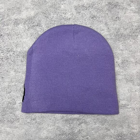 Y2k 2000s dark purple and lavender star beanie - Picture 3 of 7